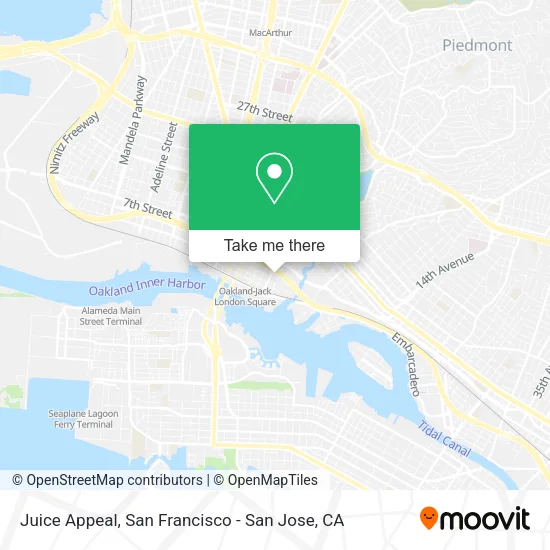 Mapa de Juice Appeal
