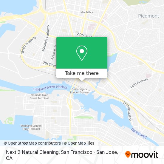 Next 2 Natural Cleaning map