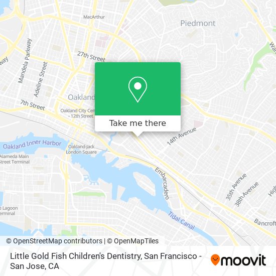 Mapa de Little Gold Fish Children's Dentistry