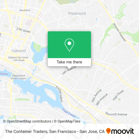 The Container Traders map