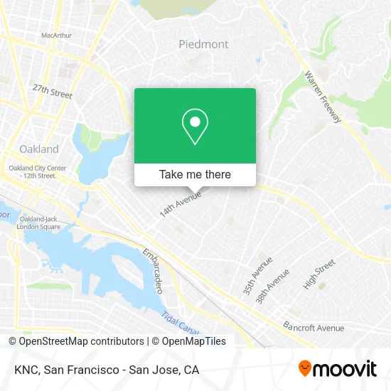 Mapa de KNC