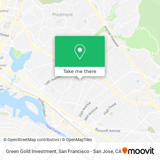 Green Gold Investment map