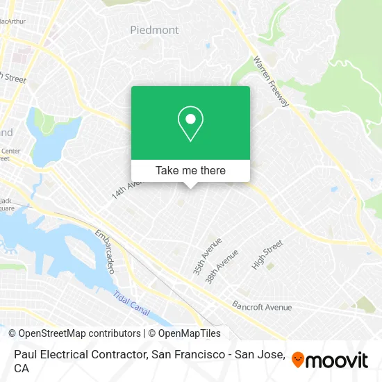 Paul Electrical Contractor map
