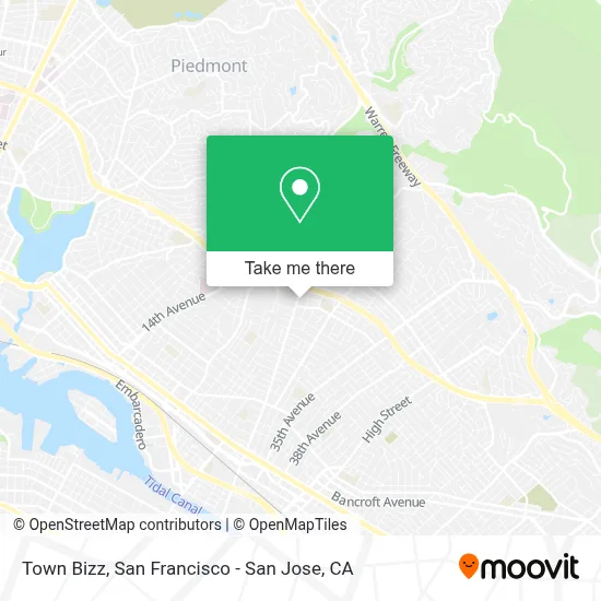 Town Bizz map
