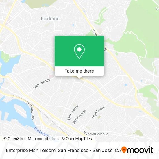 Enterprise Fish Telcom map