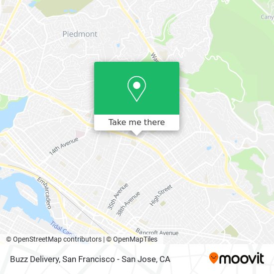 Buzz Delivery map