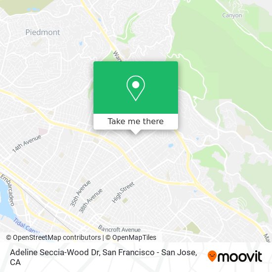 Adeline Seccia-Wood Dr map