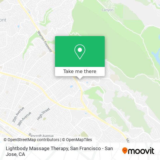 Lightbody Massage Therapy map