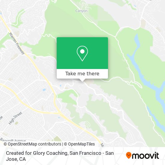 Created for Glory Coaching map