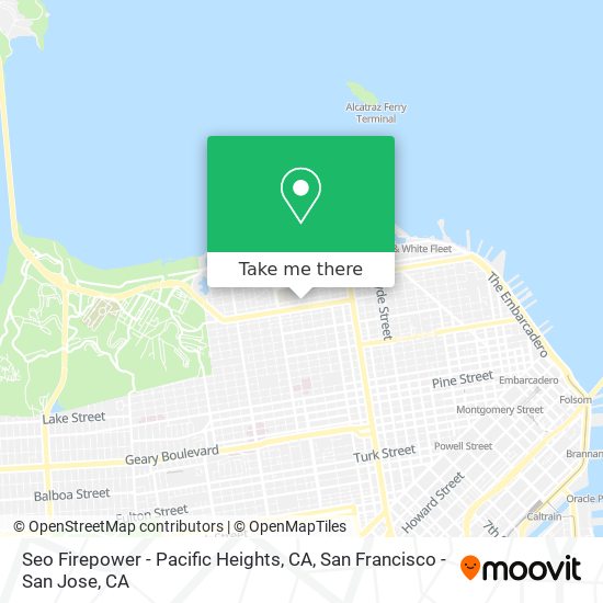 Mapa de Seo Firepower - Pacific Heights, CA