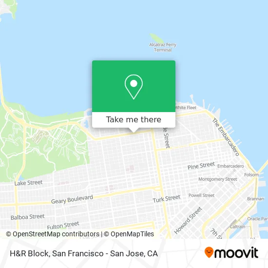 Mapa de H&R Block