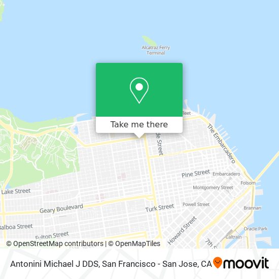 Antonini Michael J DDS map