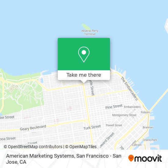 American Marketing Systems map