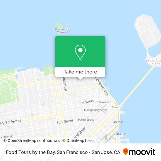 Mapa de Food Tours by the Bay