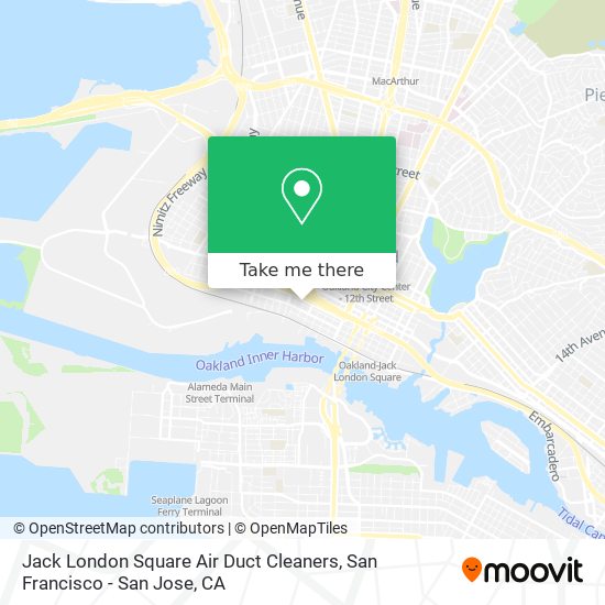 Mapa de Jack London Square Air Duct Cleaners