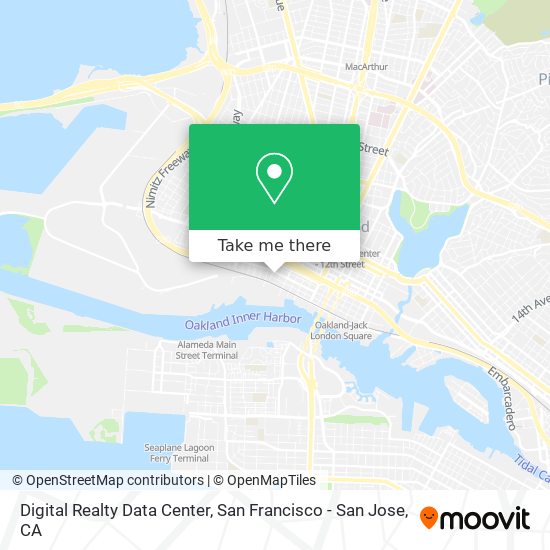 Digital Realty Data Center map