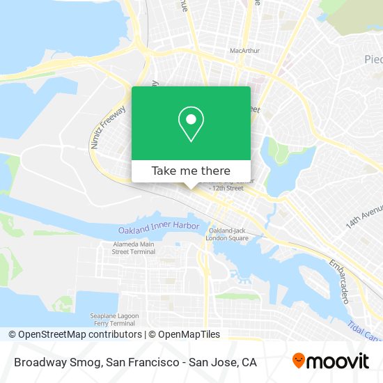 Broadway Smog map