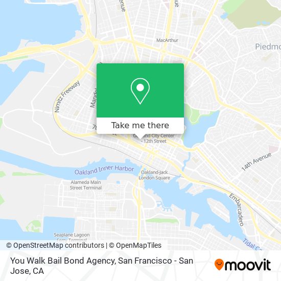 Mapa de You Walk Bail Bond Agency