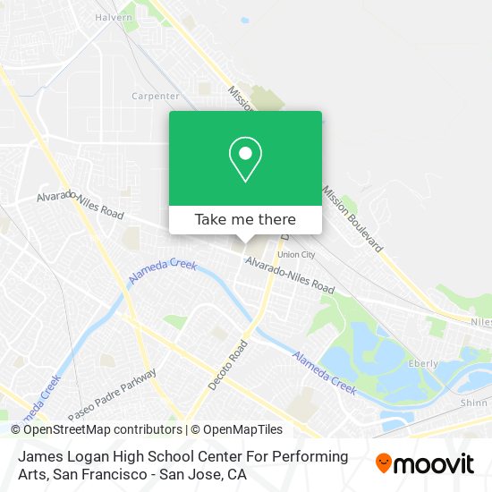 James Logan High School Center For Performing Arts map