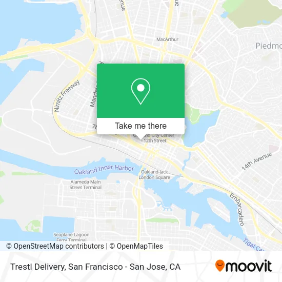 Trestl Delivery map