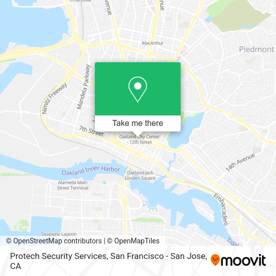 Mapa de Protech Security Services