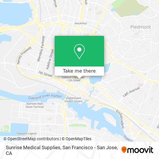 Sunrise Medical Supplies map