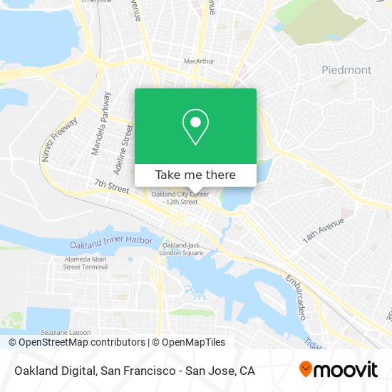 Oakland Digital map
