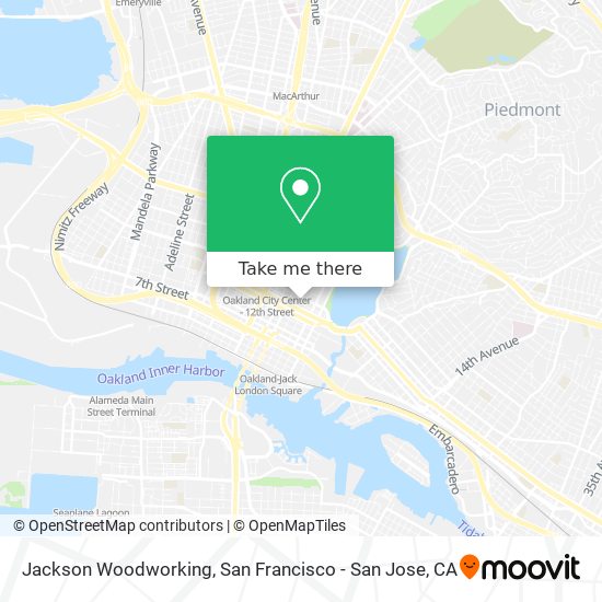 Jackson Woodworking map