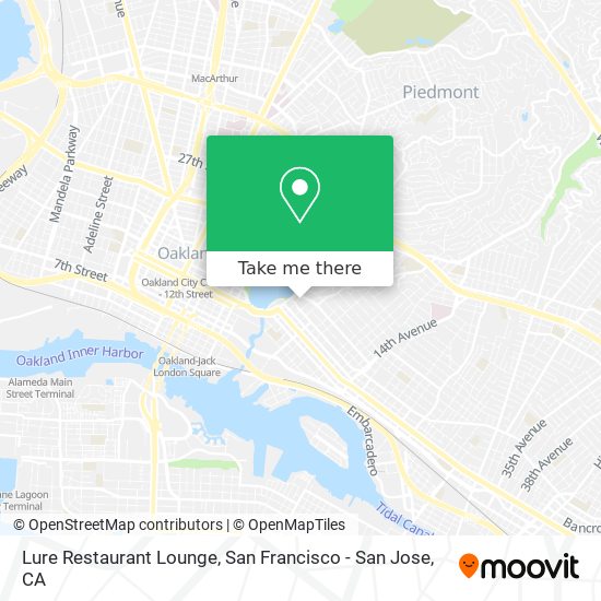 Mapa de Lure Restaurant Lounge