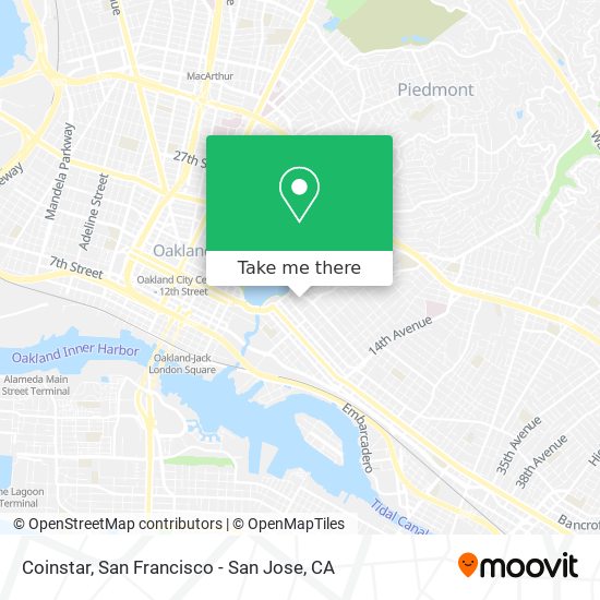 Coinstar map