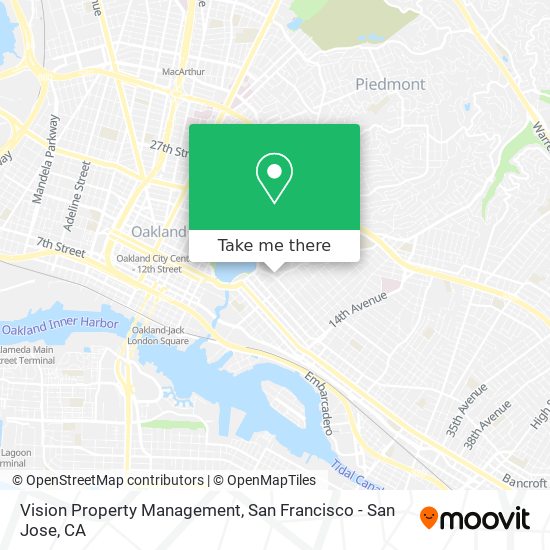 Vision Property Management map
