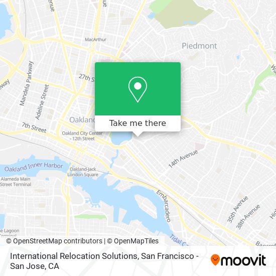 Mapa de International Relocation Solutions