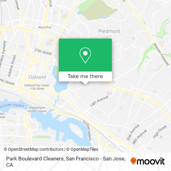 Mapa de Park Boulevard Cleaners