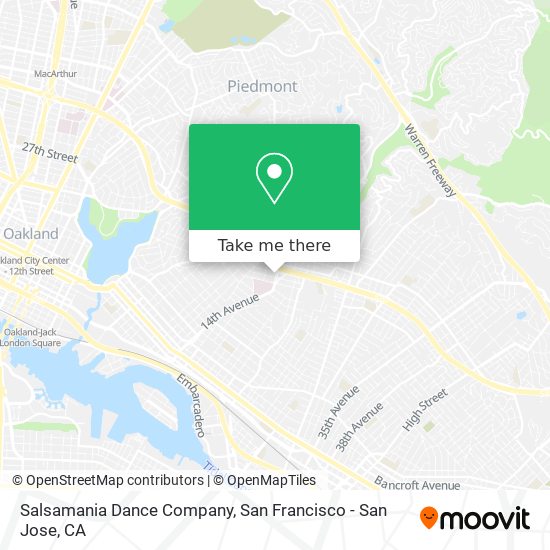 Mapa de Salsamania Dance Company