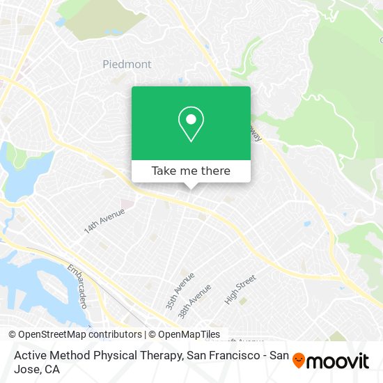Mapa de Active Method Physical Therapy