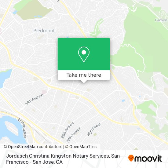 Mapa de Jordasch Christina Kingston Notary Services