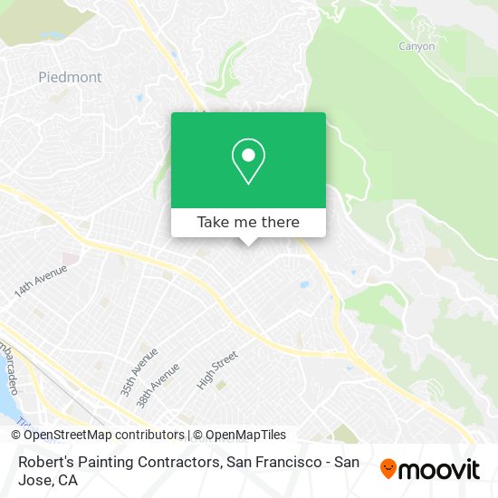 Robert's Painting Contractors map