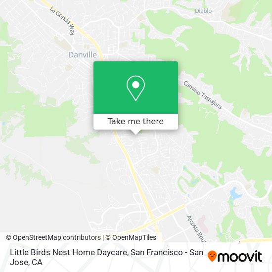 Little Birds Nest Home Daycare map