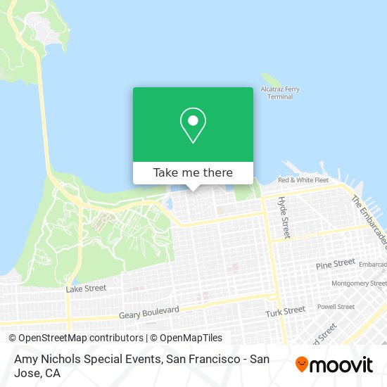 Amy Nichols Special Events map