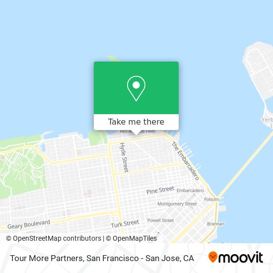 Tour More Partners map