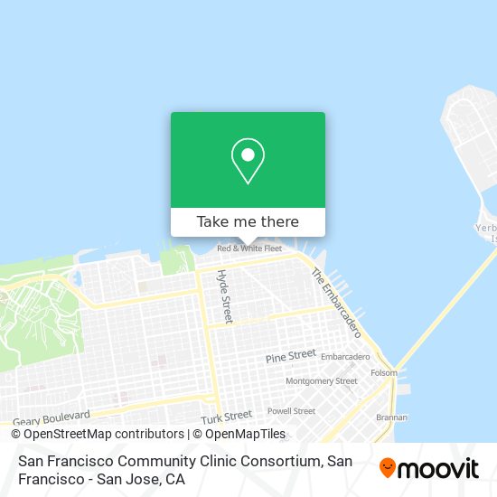 San Francisco Community Clinic Consortium map