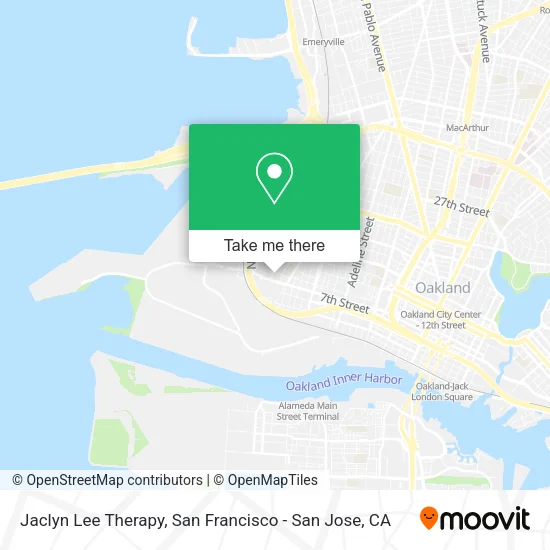 Jaclyn Lee Therapy map