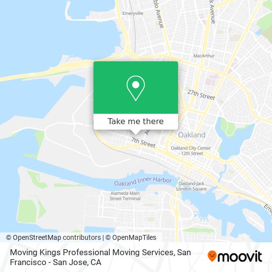 Moving Kings Professional Moving Services map