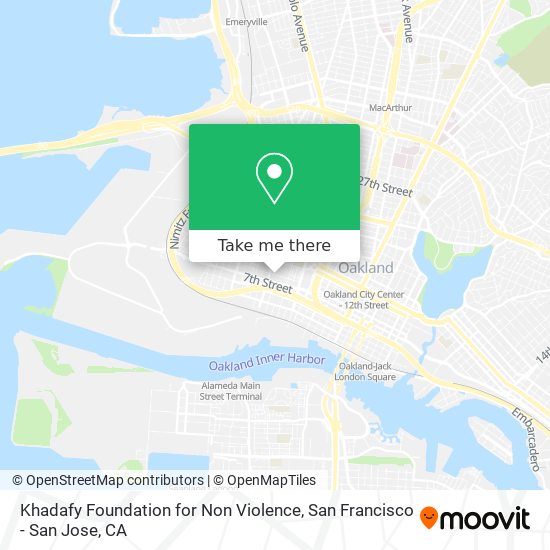 Mapa de Khadafy Foundation for Non Violence