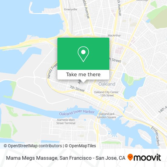 Mapa de Mama Megs Massage
