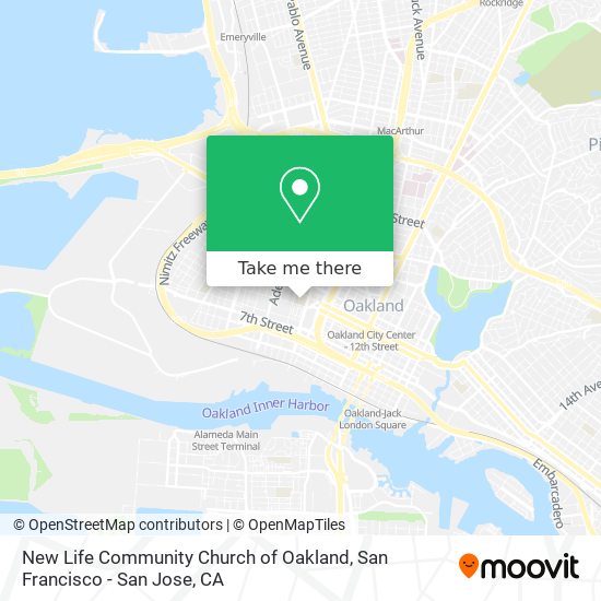 Mapa de New Life Community Church of Oakland