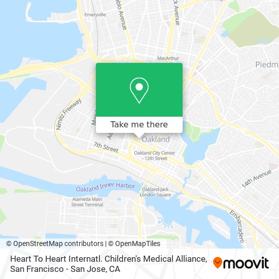 Heart To Heart Internatl. Children's Medical Alliance map