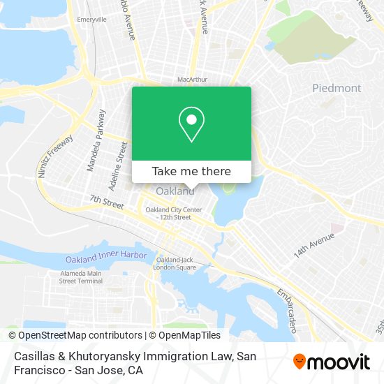 Casillas & Khutoryansky Immigration Law map