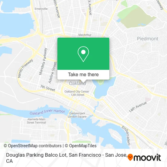 Mapa de Douglas Parking Balco Lot