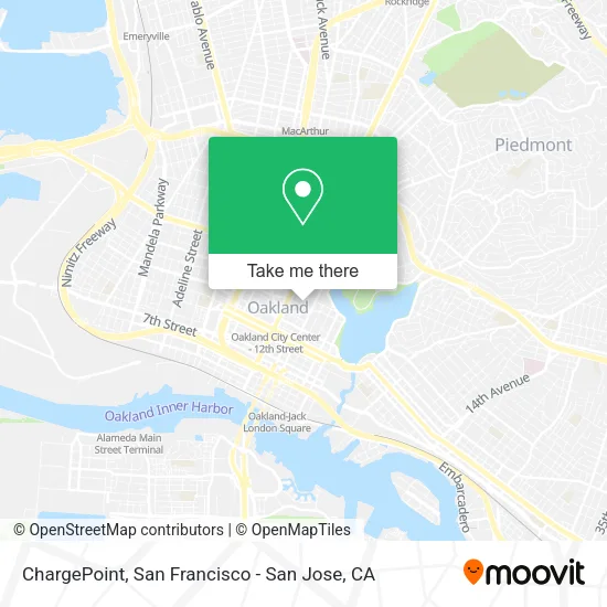 Mapa de ChargePoint